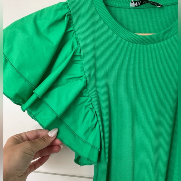 Zara Green Dress - Picture 2 of 2